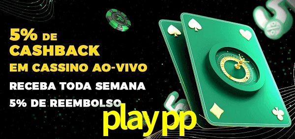 Promoções do cassino ao Vivo playpp